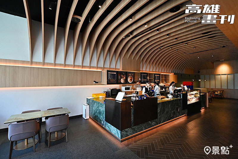 LA ONE Bakery空間設計雅致，提供顧客舒適寬敞的購物環境。