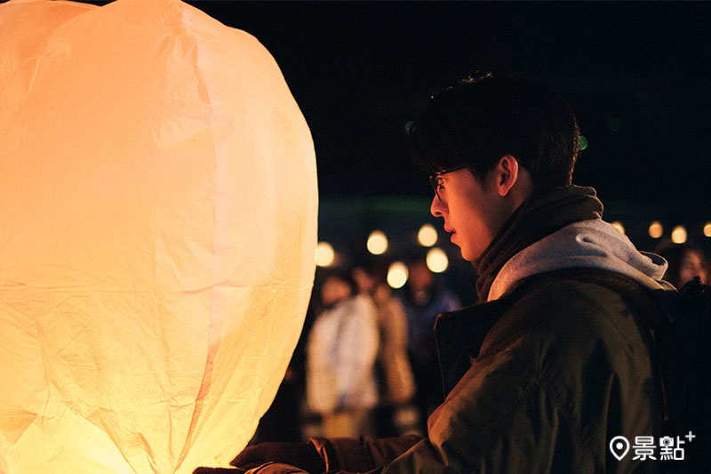 「New Greenpia津南」讓Jimmy回憶起與Ami在台灣放天燈的浪漫時刻。