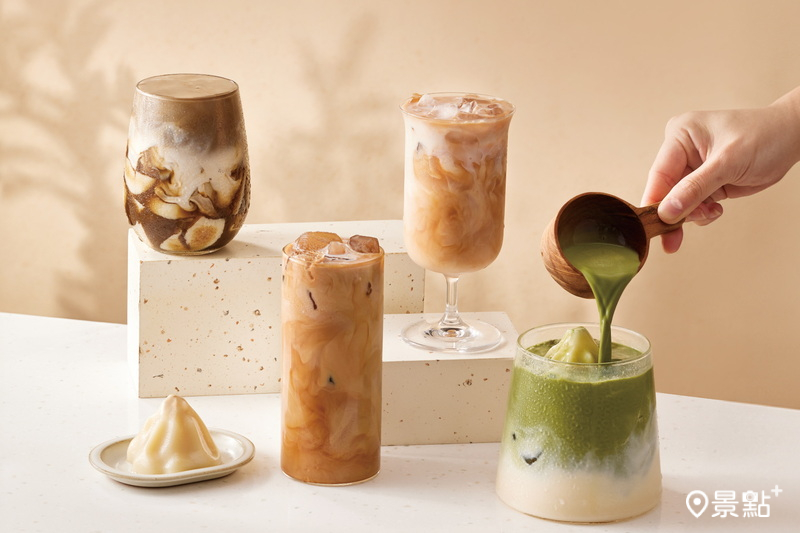 見習網美小吳與女神紀卜心聯手推出全新熟成奶茶品牌「十盛SHISHENG」。（圖／十盛，以下同）