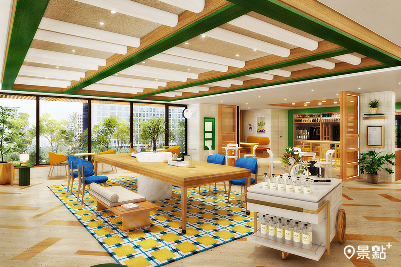 預計於5/30開幕的「銀座6丁目皇家花園飯店」，裝潢以GINZA POP復古風格為主軸。