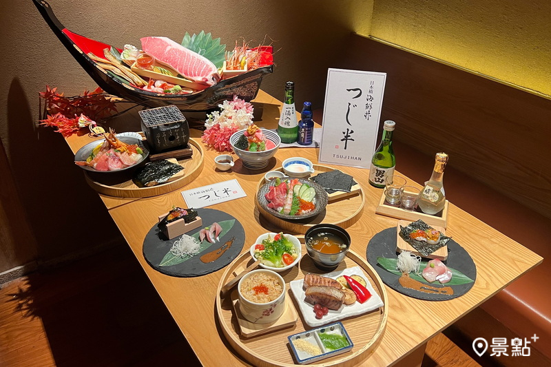 「耀」日本黑鮪魚丼內含三種不同黑鮪部位。