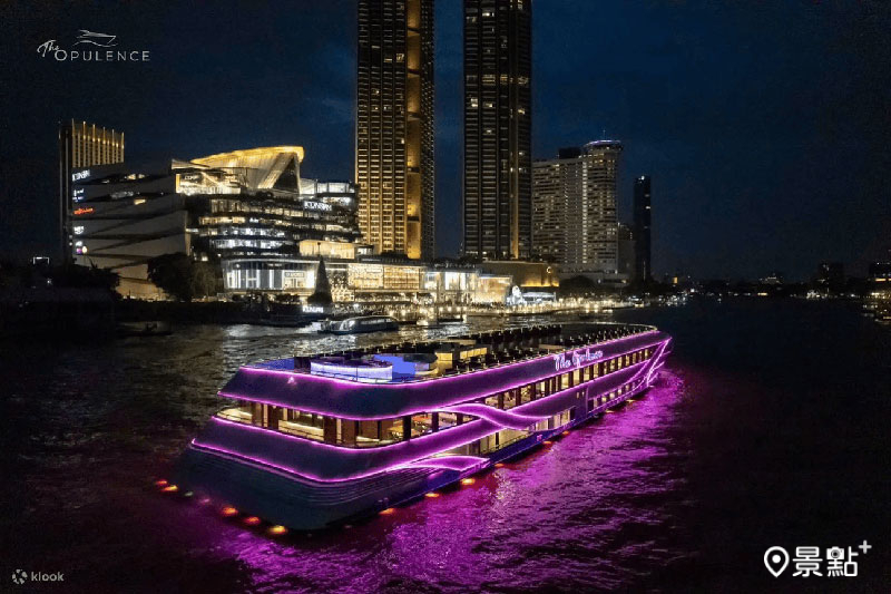 擁有湄南河上最大三層甲板、可360度飽覽河岸風光的Opulence豪華郵輪，2023年正式啟航！