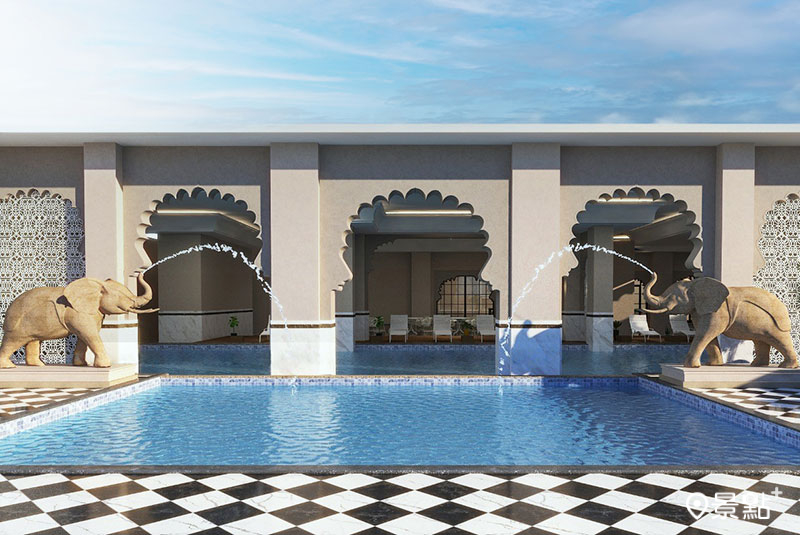 印度齋浦爾安納塔拉酒店預計於今年第4季正式開幕。（圖／美諾酒店集團）