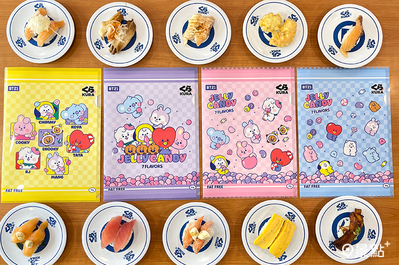 BT21 Jelly Candy資料夾5月17日起滿額千元限量贈。