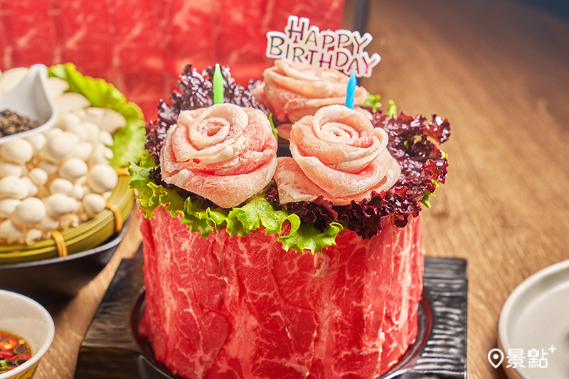 問鼎生日禮生日肉蛋糕。（圖／問鼎‧皇上吉祥）