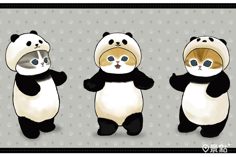 「熊貓喵三劍客」打卡點。