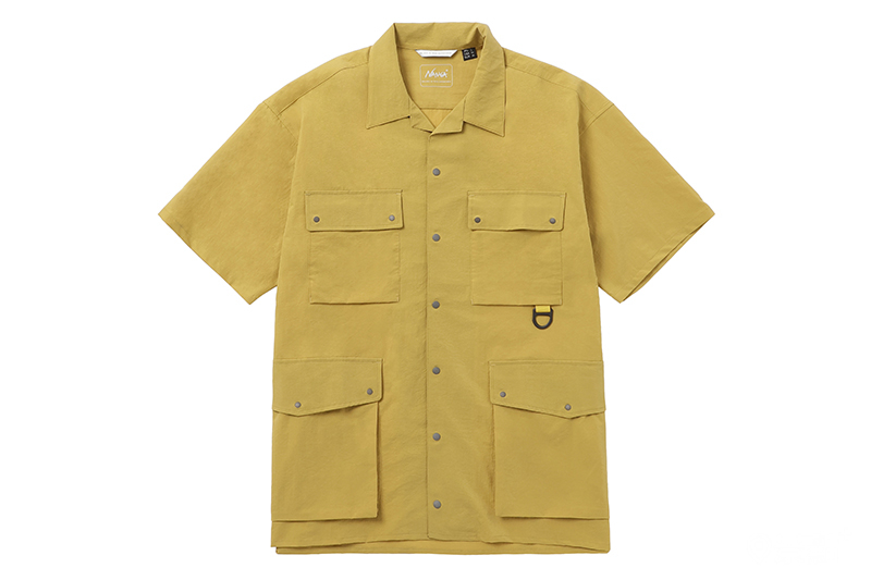 NANGA DotAir® UTILITY PK SHORT SLEEVE SHIRT 短袖襯衫 推薦價5,200元。