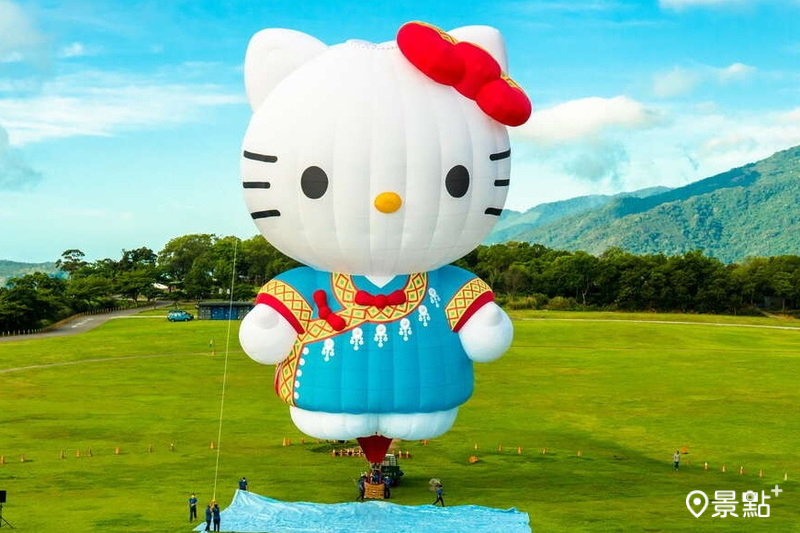 2024年熱氣球嘉年華的主題與「HELLO KITTY 50週年生日慶」聯名。