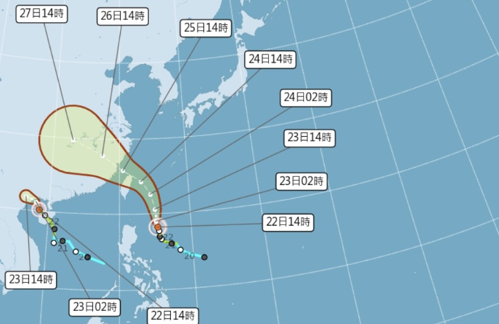 凱米颱風增強為中颱！颱風假機率最快週三上午觸陸不排除登陸宜蘭