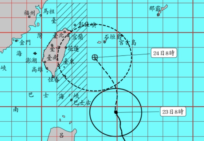 中颱凱米持續增強發海警！最快中午就發陸上颱風警報
