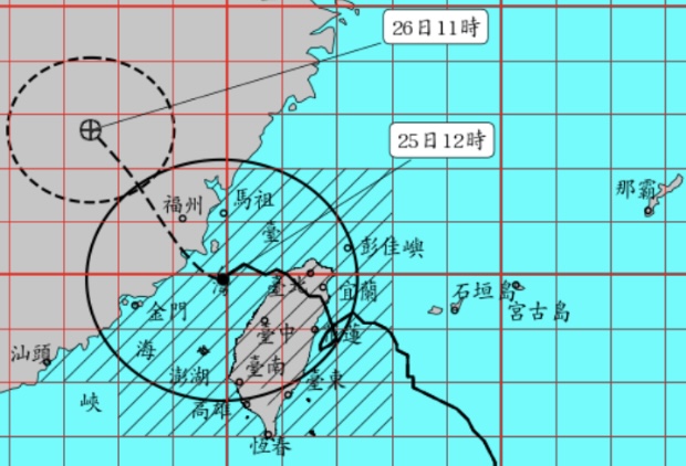 凱米颱風轉中颱新屋出海！慎防西南氣流帶來大豪雨 多納林道累計1352毫米雨量