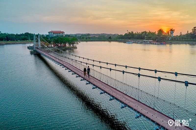 圖／虎月吊橋。