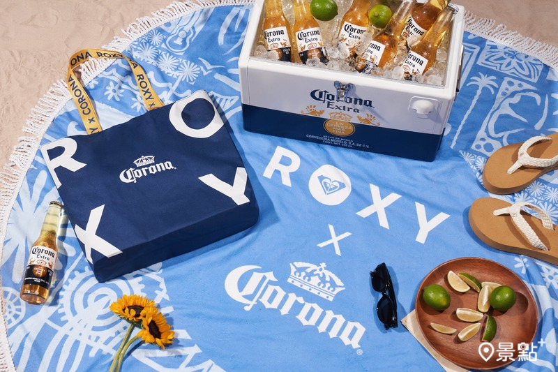 可樂娜啤酒與Roxy首度聯名推出超夢幻周邊。（圖／Corona Team，以下同） 