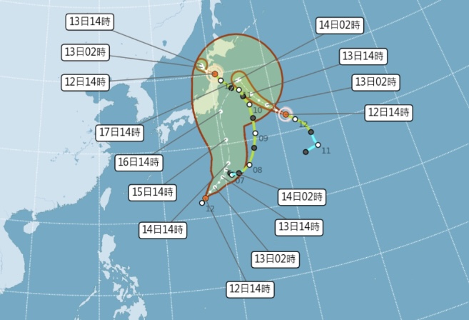 山神颱風生成又有熱帶性低氣壓！恐三颱共舞 持續注意午後雷陣雨