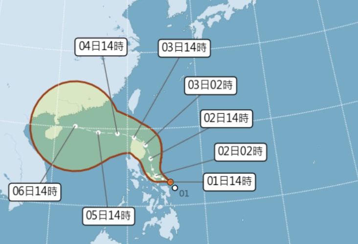 圖 / 中央氣象署