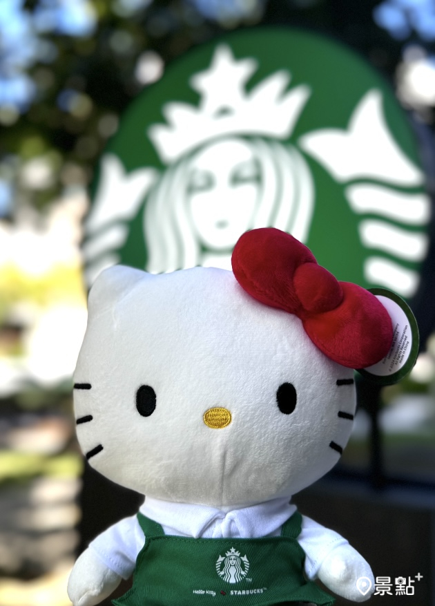 HELLO KITTY綠圍裙凱蒂，售價$1,200。（圖／星巴克）