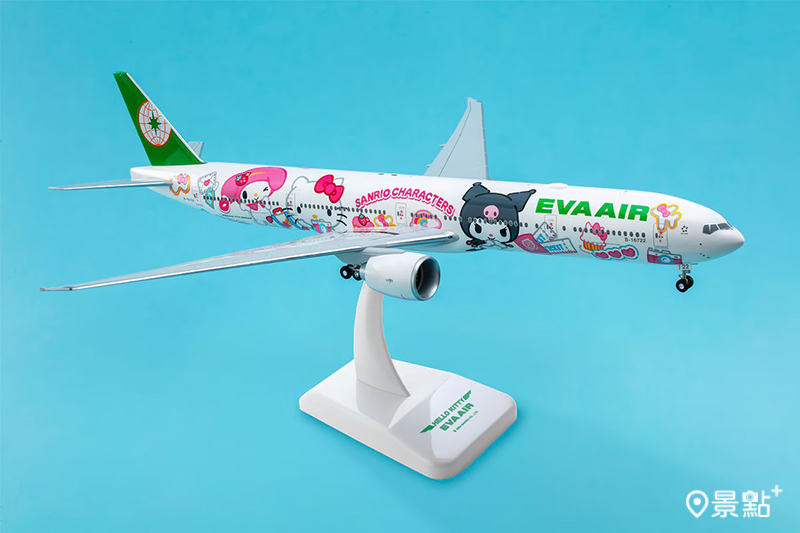 Boeing 777-300ER 閨蜜機 1:200 飛機模型。