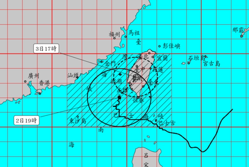 6縣市放第3天颱風假！中颱山陀兒有可能不登陸10月3日停班停課縣市一覽