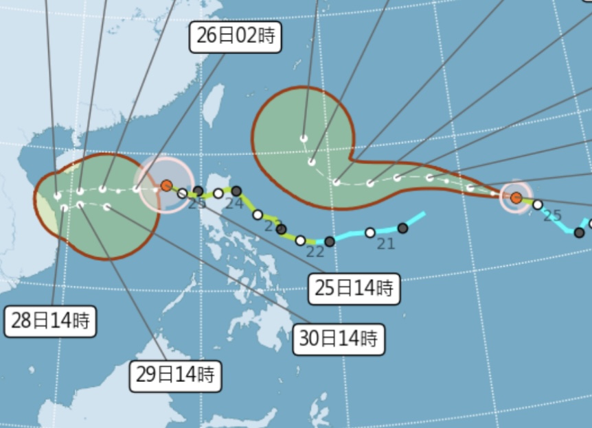 圖 / 中央氣象署