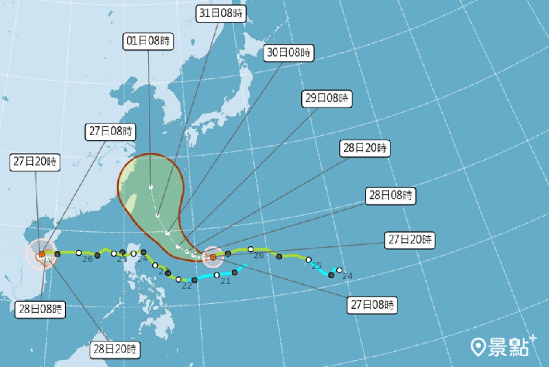 圖 / 中央氣象署