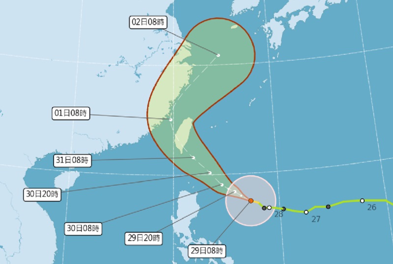 圖 / 中央氣象署