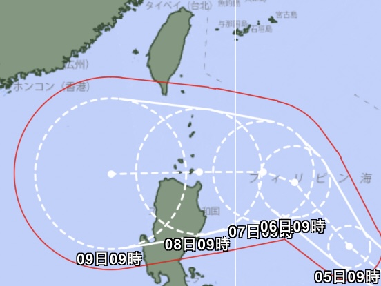 圖 / 日本氣象廳