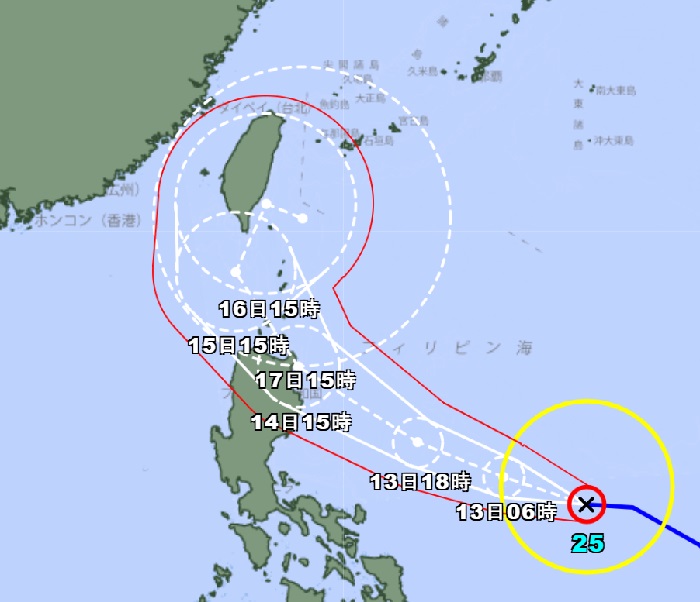 圖／日本氣象廳