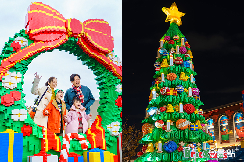 日本樂高樂園Ⓡ世界規模最大的樂高Ⓡ積木聖誕樹、園區首個燈光秀登場！（圖／©2024 The LEGO Group. LEGOLAND，以下同）