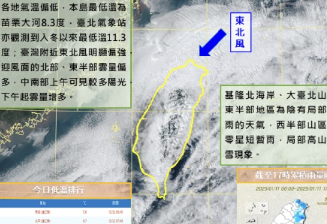 圖 / 中央氣象署