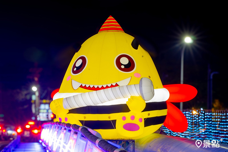 岡山燈藝節rose蜂。