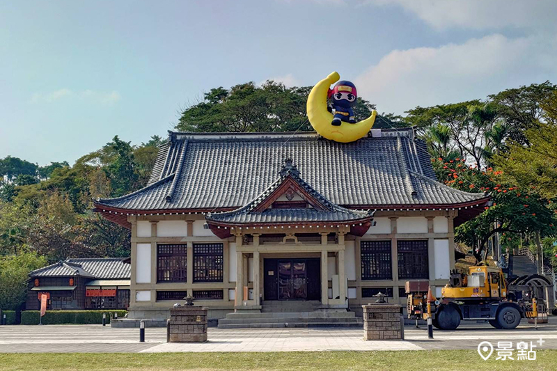 旗山燈會武德殿上香蕉彎忍者。