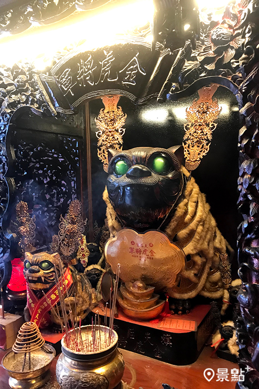 旗山天后宮 金虎將軍。（圖／景點+ Rhoda）