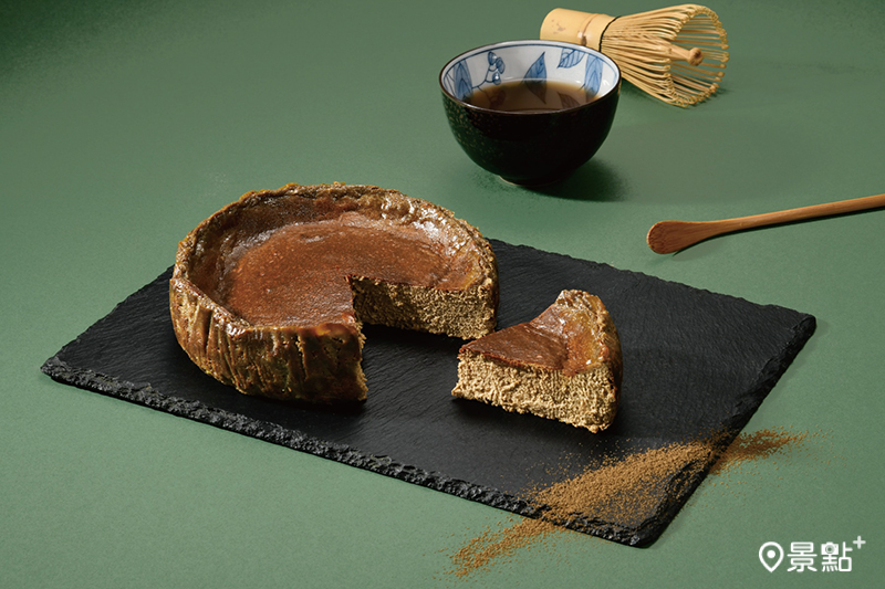 宇治焙茶巴斯克生起司。（圖／亞尼克）