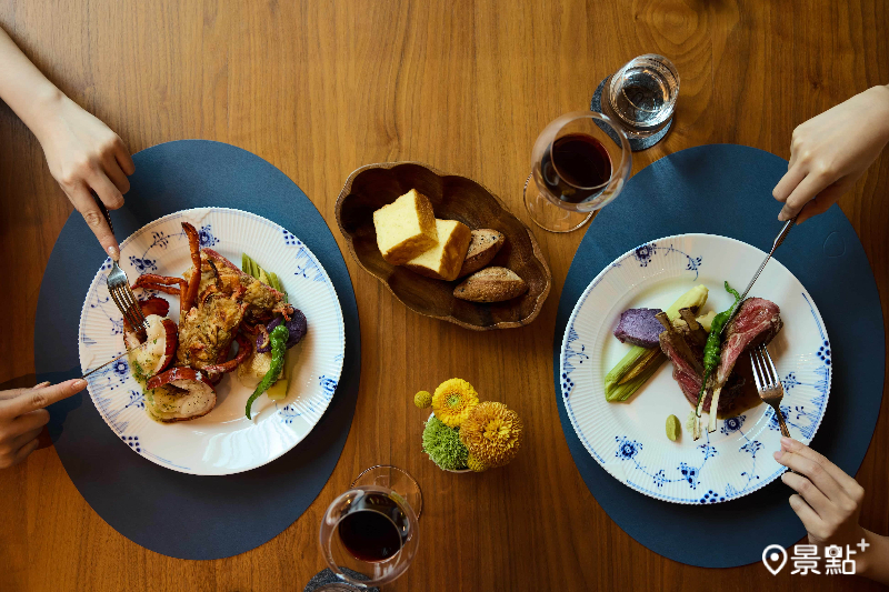 行政主廚今村高尚為愛侶設計情人節套餐。