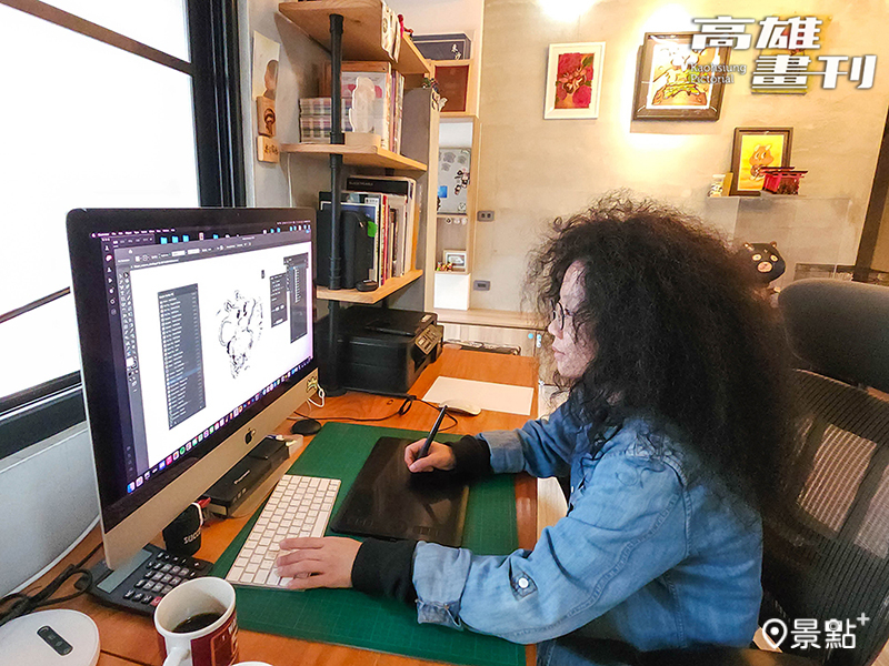 卡瑪設計的工作室坐落於高雄鼓山區，是品牌創意誕生的搖籃。