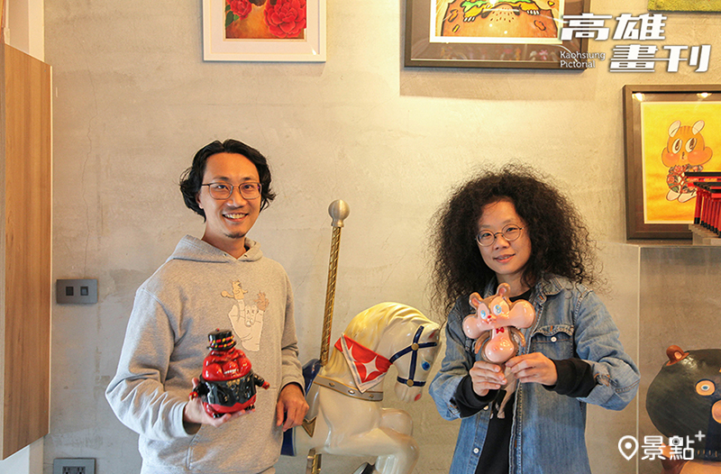 「AKSOULMUCH」由Aalis和Kenneth夫婦創立，以英文名縮寫「AK」和「Soul Much」命名，寓意豐富情感。( 圖／高雄市新聞局，以下同）