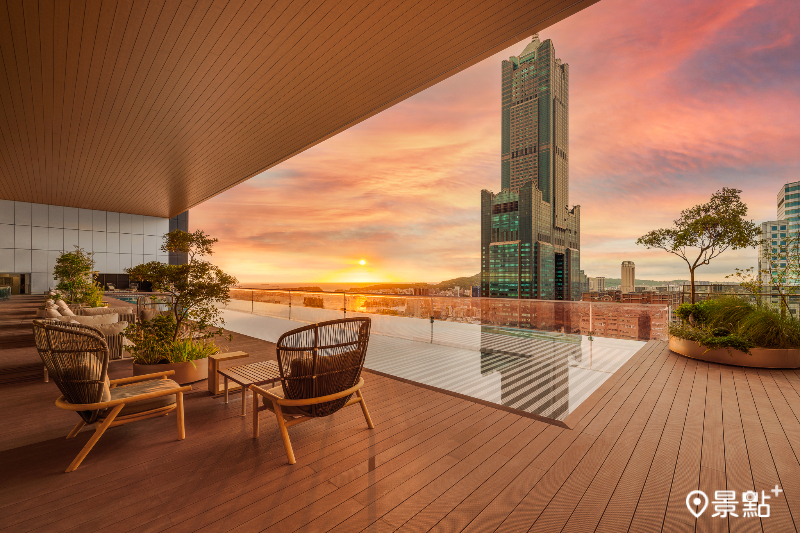 承億酒店擁有全台唯一高空懸挑透明無邊際泳池。（圖／承億酒店，以下同）