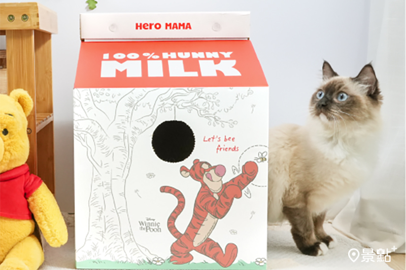 小熊維尼-森林探險貓抓屋。