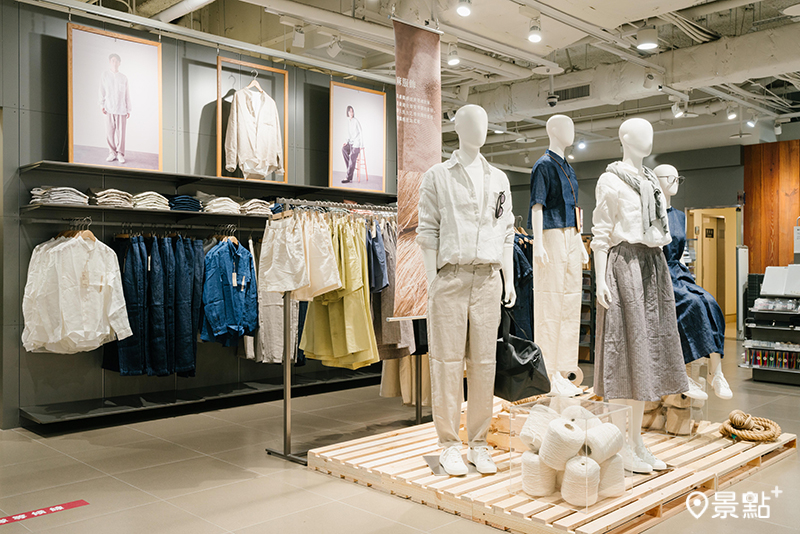 亞麻與大麻服飾系列(即日起於微風門市搶先上市，其他門市預計3月上市)。