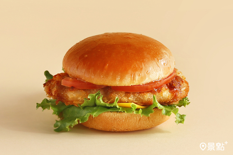 厚脆豬排堡。