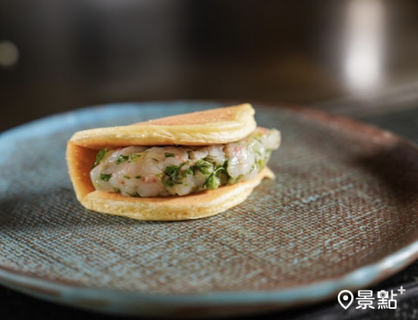 日本甜蝦塔塔起司銅鑼燒。