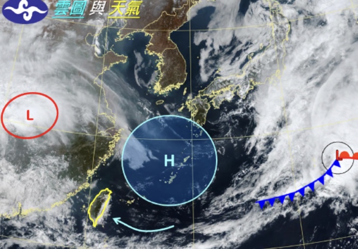 圖 / 中央氣象署