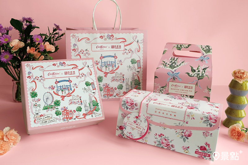 Cath Kidston X 亞尼克期間限定聯名包裝。