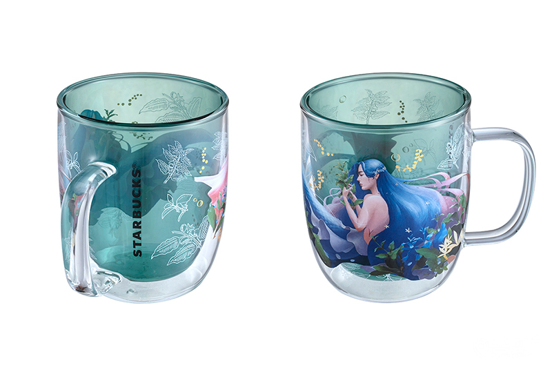 晨曦女神雙層玻璃杯。