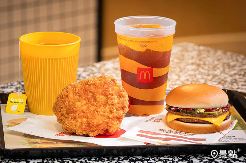「1+1星級點」69元即可享用麥脆鷄腿配小杯冷飲或熱紅茶。