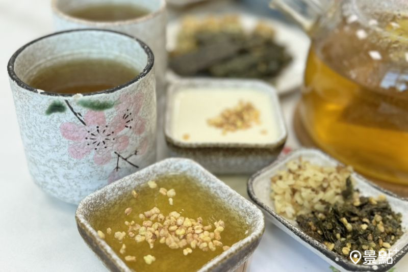 聽完導覽後可以體驗享用蕎麥下午茶（詳細品項依現場為準）。