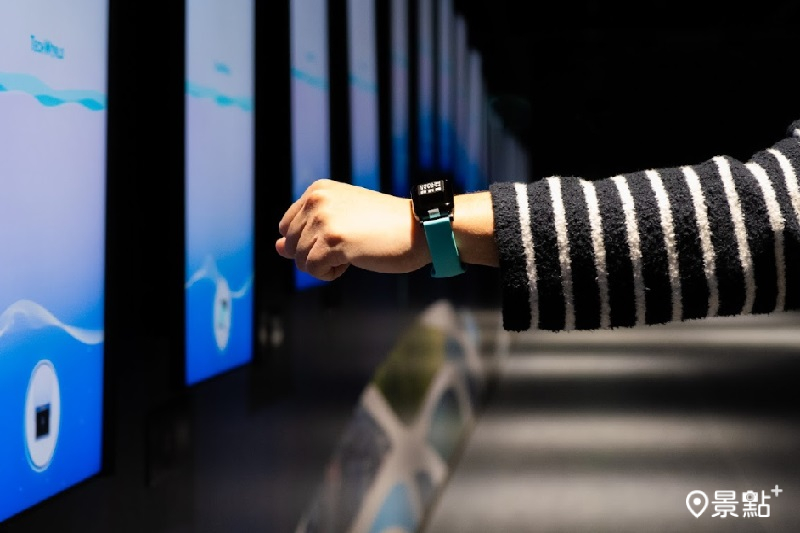 智能手環互動體驗區。
