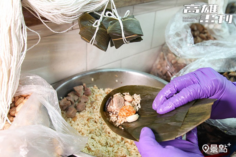 為保風味與品質,堅持新鮮現做、使用優質本土食材,是羅家一口粽魅力不墜的關鍵。