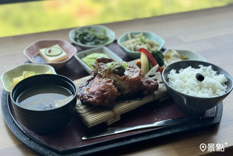 景美是吉景觀咖啡餐廳餐點。(圖/景點+ 張盈盈,以下同)