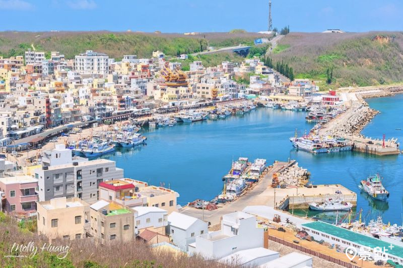 澎湖「台版聖托里尼小希臘」外垵漁港景色絕美，吸引人前往取景。（圖／molly888666）